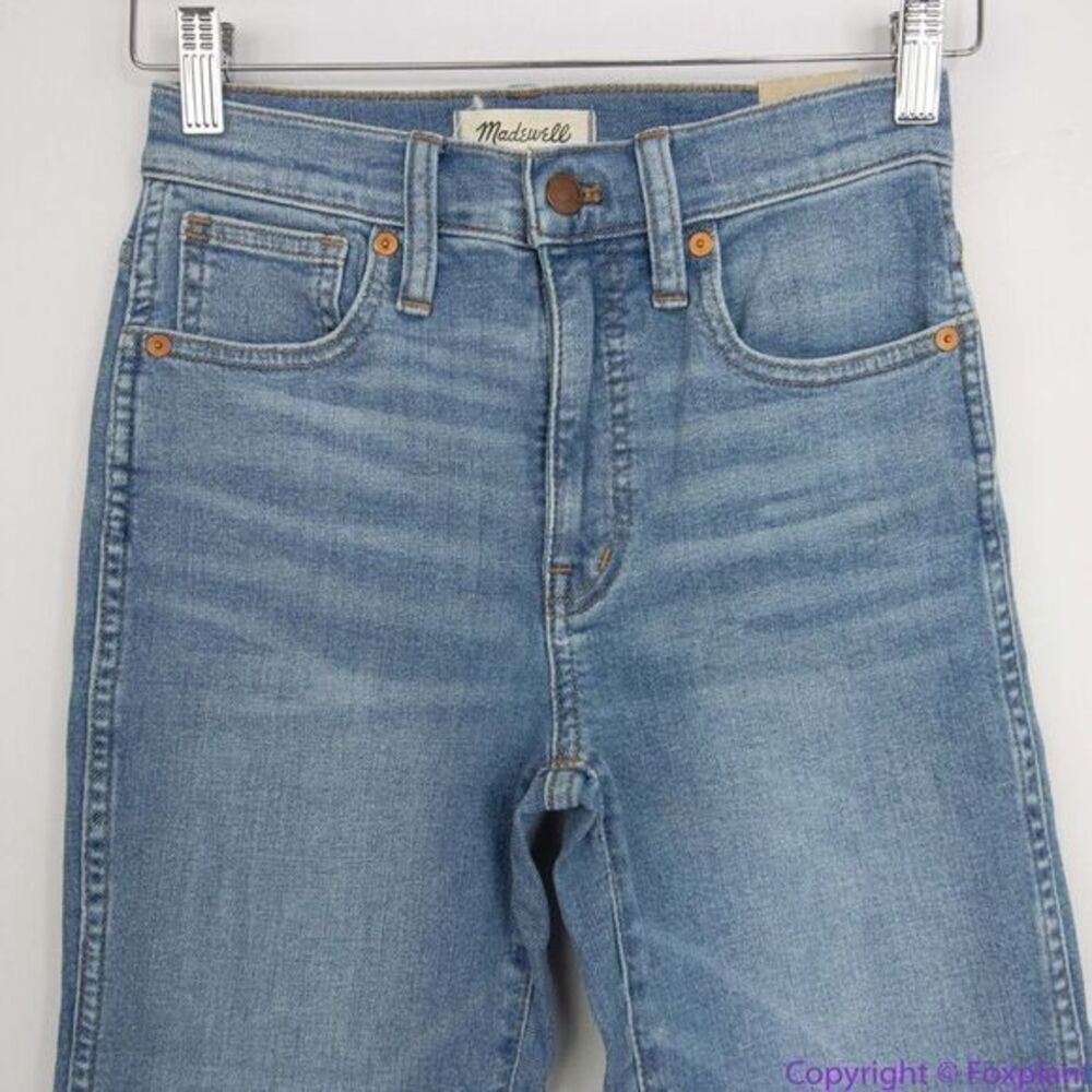 NEW Madewell Stovepipe Jeans in Euclid Wash, 23, ND526 - Picture 3 of 16